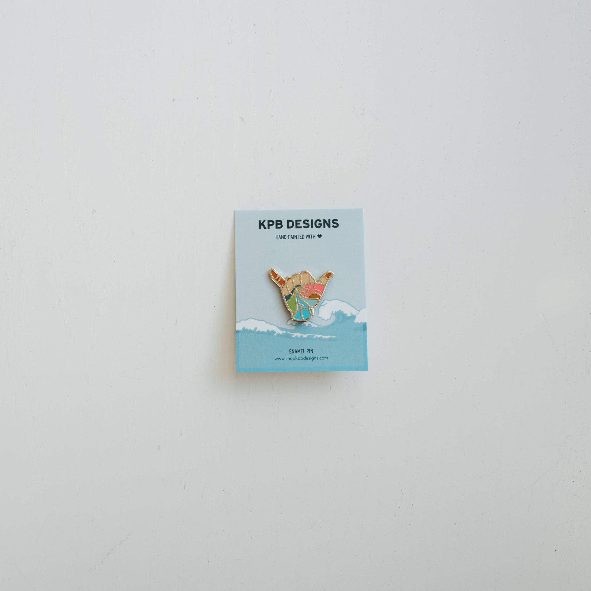 Hang Loose Enamel Lapel Pin