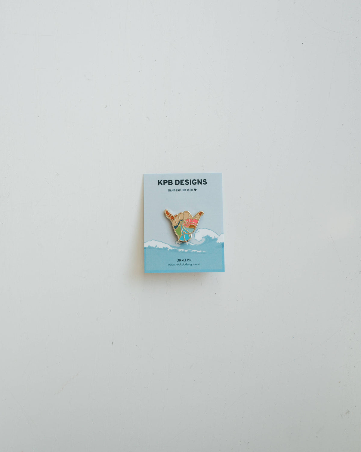 Hang Loose Enamel Lapel Pin