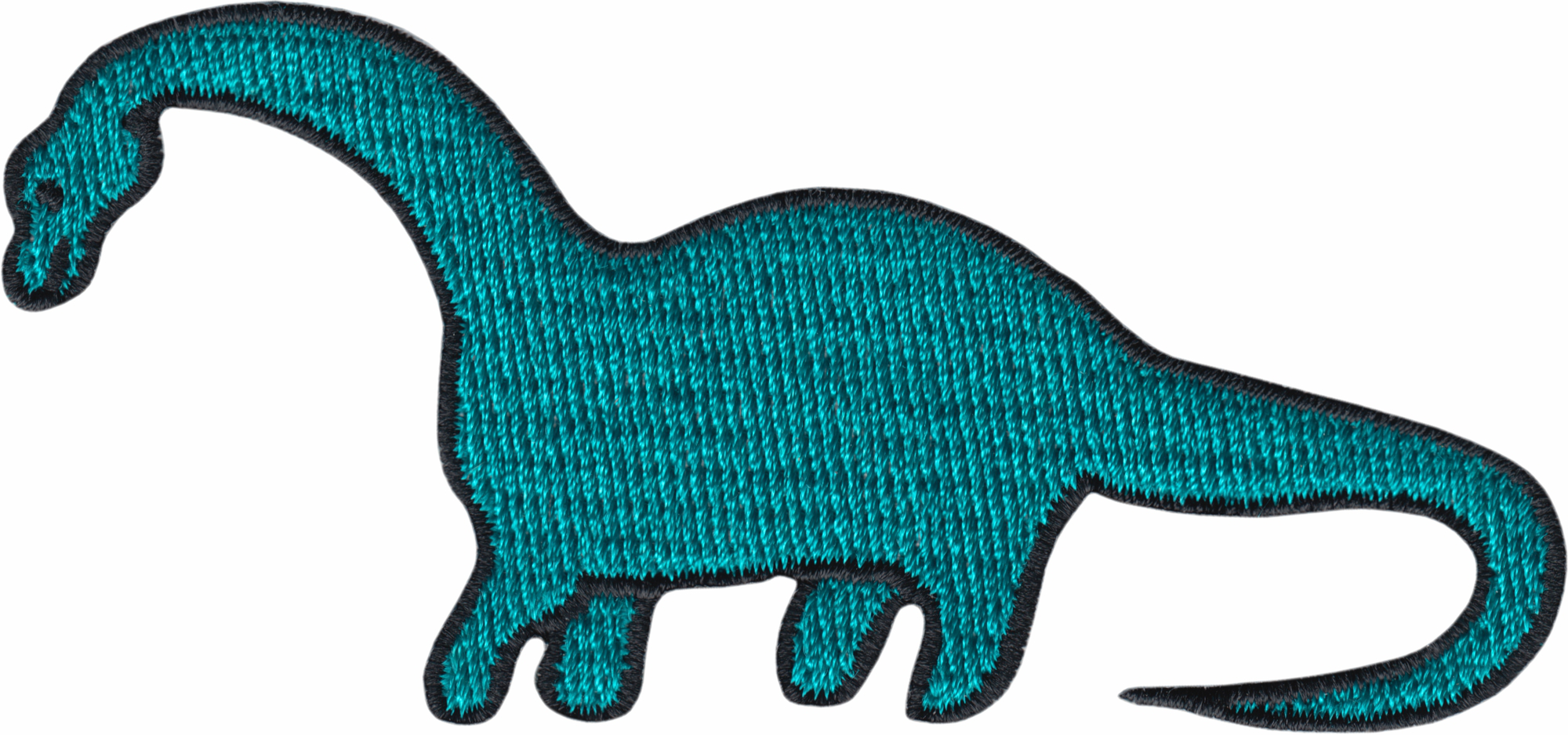 Patch - Dinosaur - Teal Brontosaurus