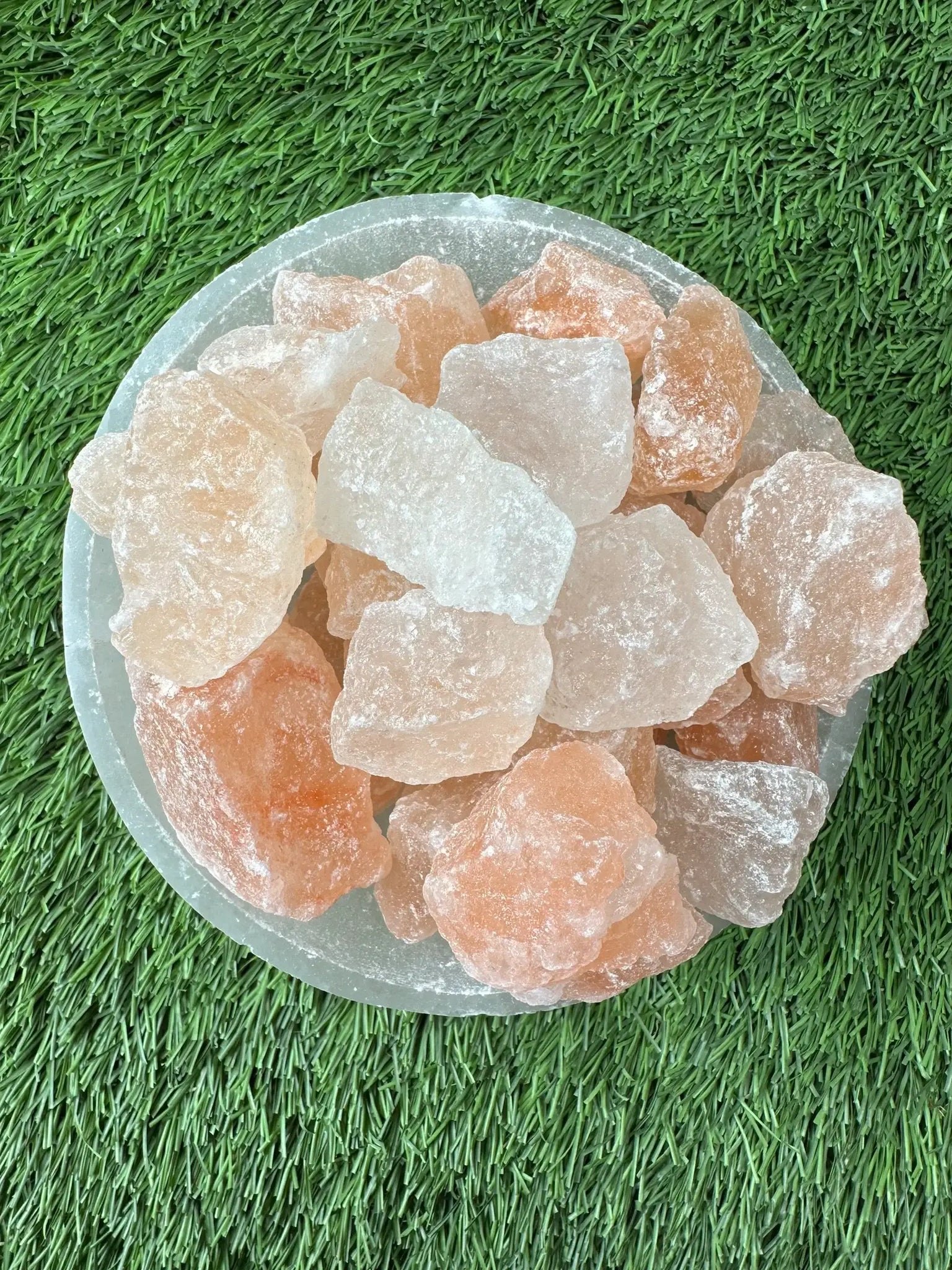 Orange Salt Stone RAW , 0.75"-1.25", RAW Orange Salt Stone.