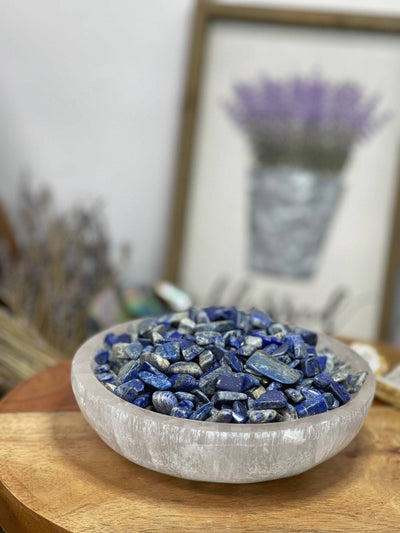 Natural Real Lapis Lazuli Chip, Tumble Loose Stone