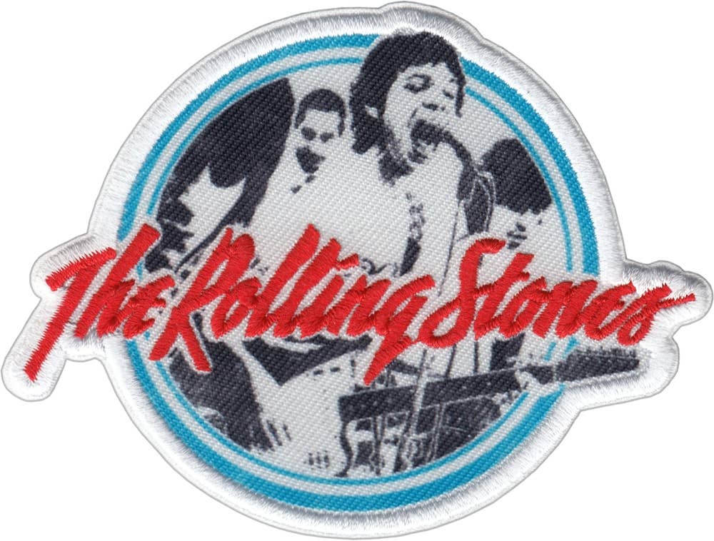 Patch - Rolling Stones - Group Shot With Mick Jagger Singing