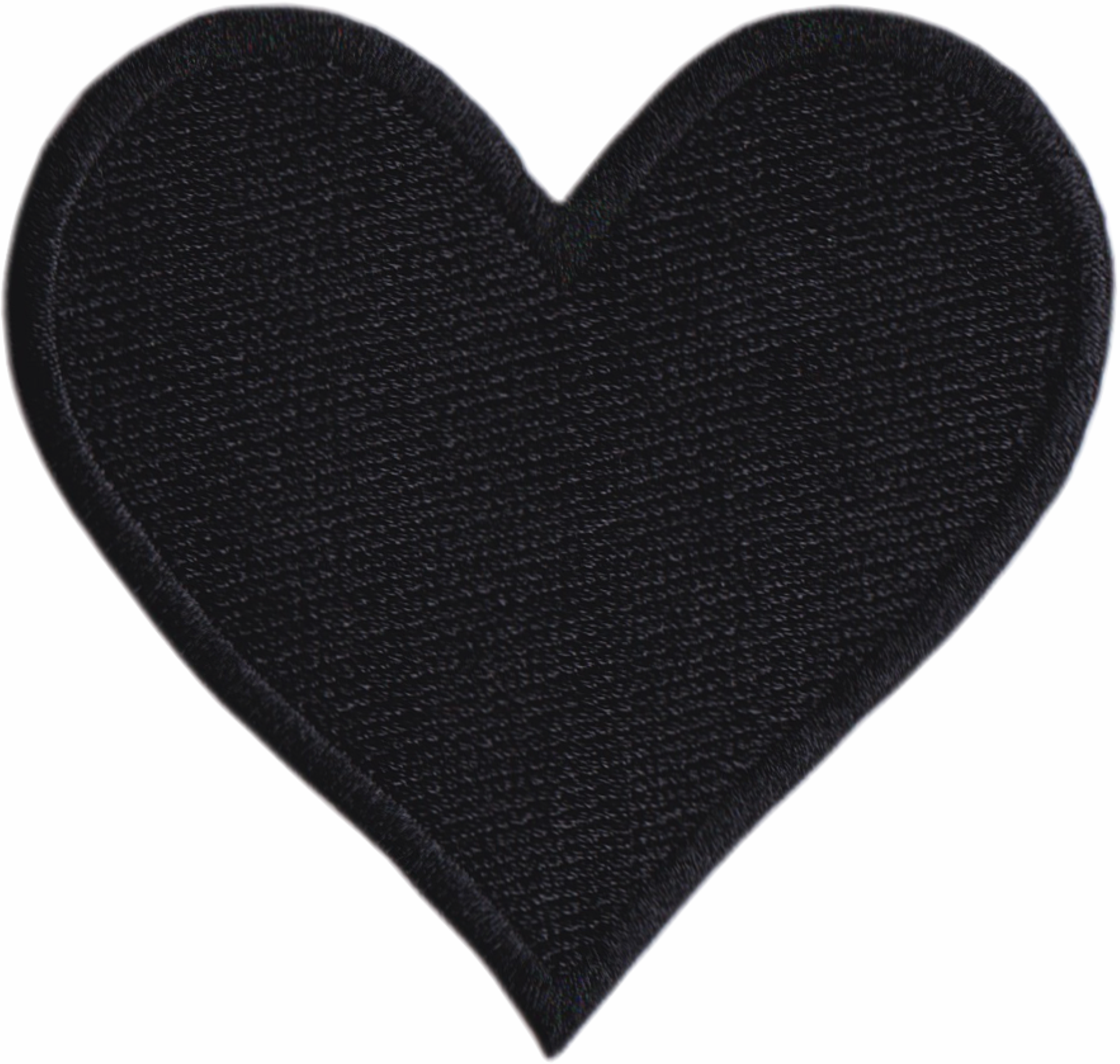 Patch - 2.88" Heart - Solid Colored - 11 Color Options