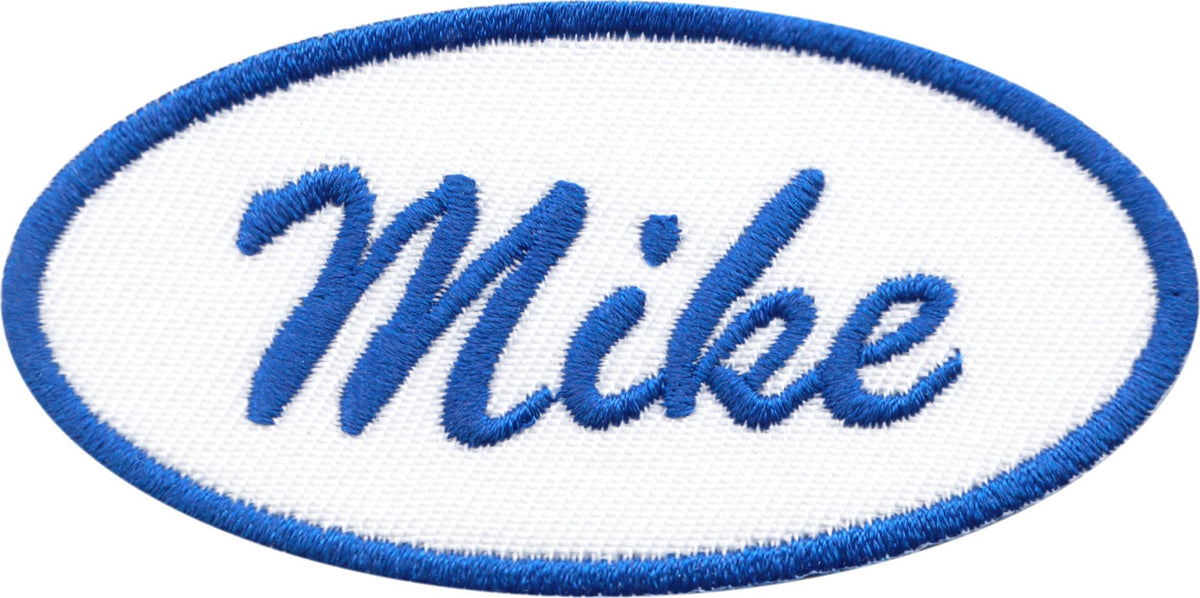 Patch - Mechanic Name Tag - "Mike" - Retro 1950s Style