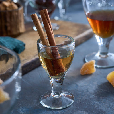 Pebbled Footed Shot Glasses - Set of 4