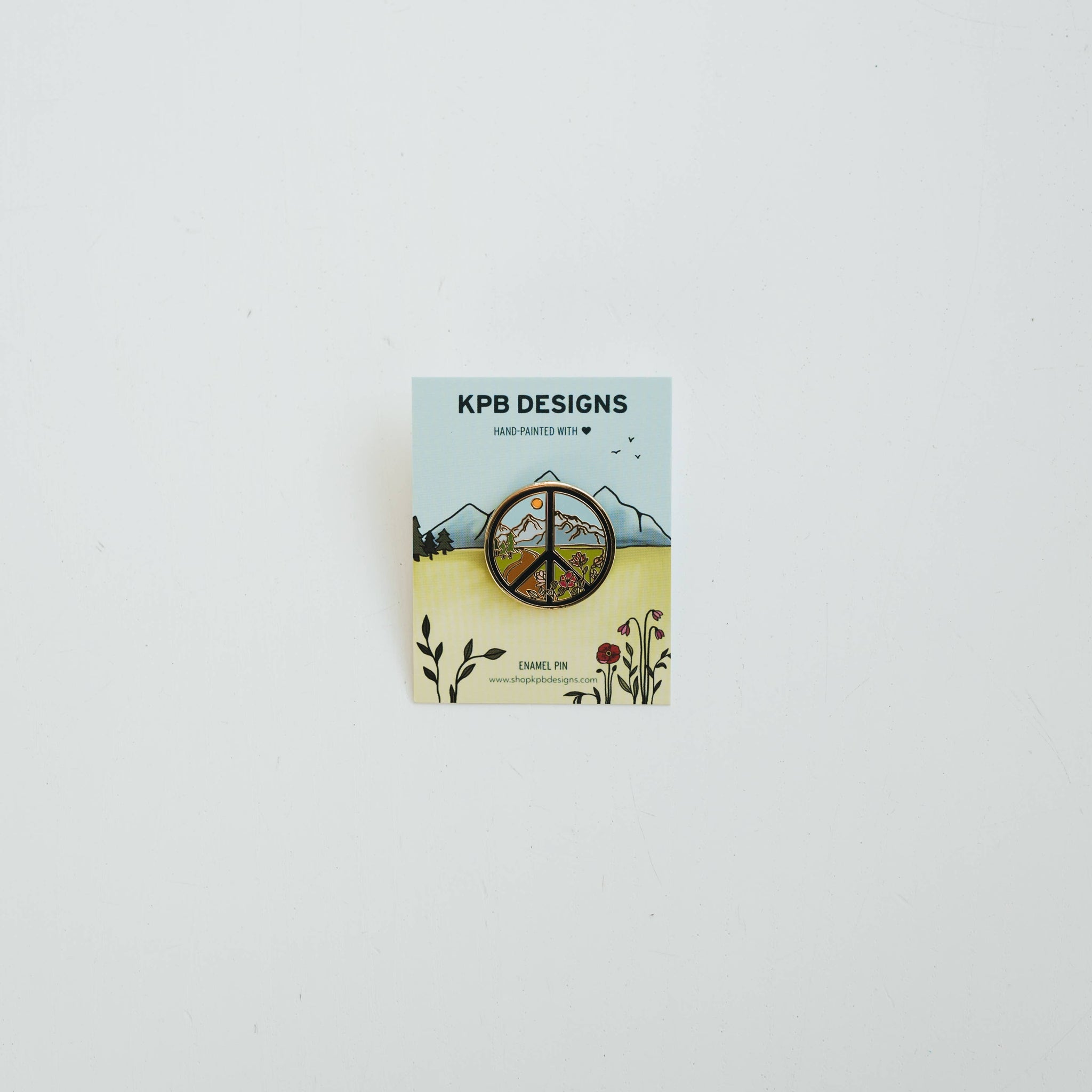 Peace Enamel Lapel Pin