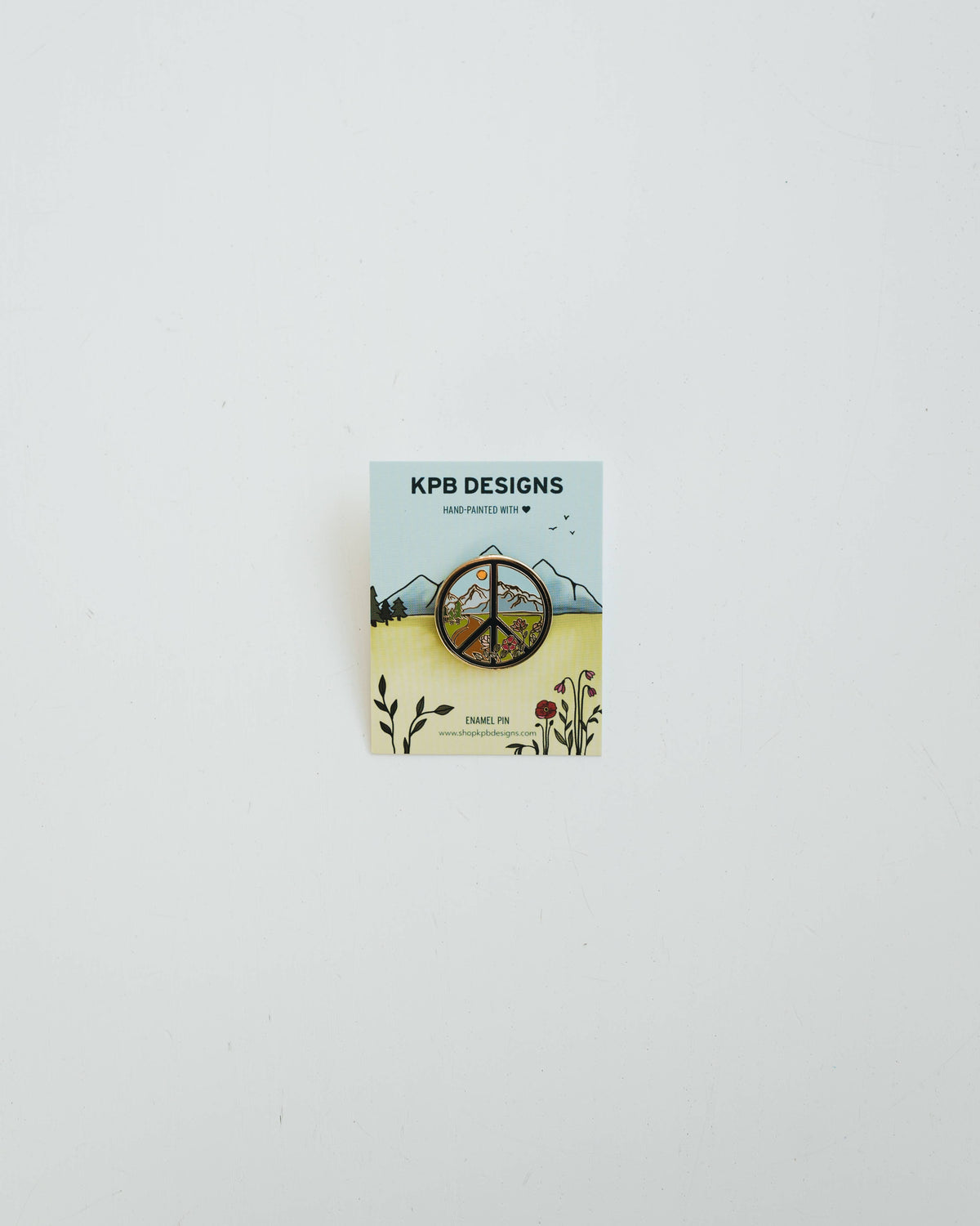 Peace Enamel Lapel Pin
