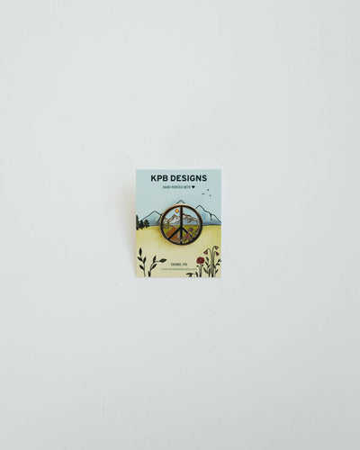 Peace Enamel Lapel Pin