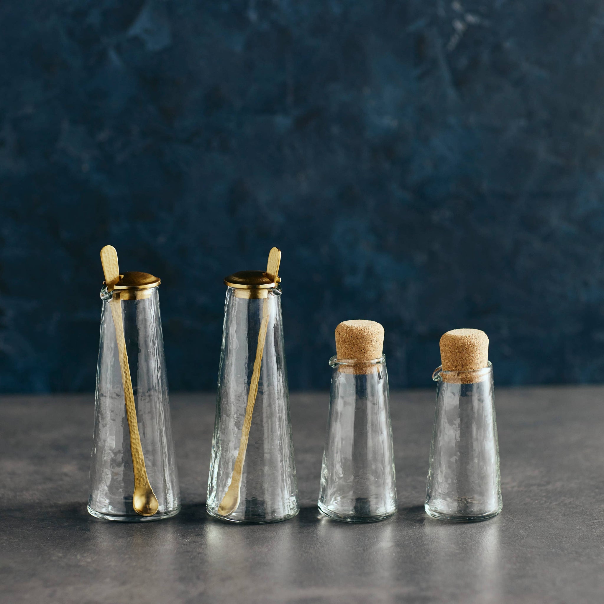 Pebbled Small Carafe - Set of 2