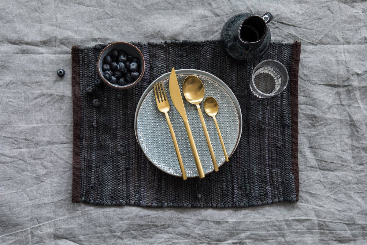 Coffee Spoon Set 6 Pcs Due Ice Oro