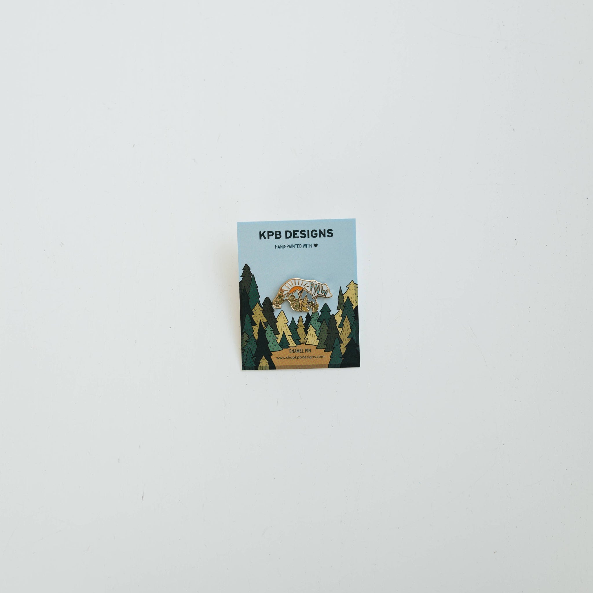 PNW Bear Enamel Lapel Pin