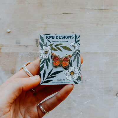 Butterfly Enamel Lapel Pin