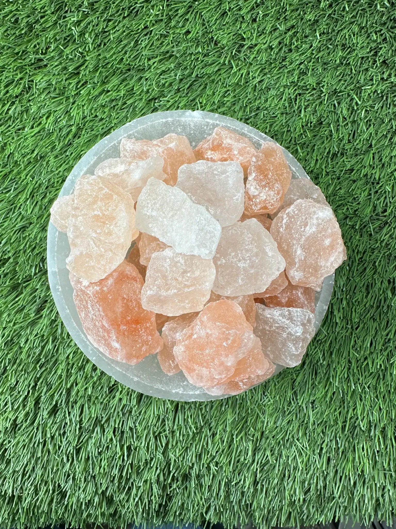 Orange Salt Stone RAW , 0.75"-1.25", RAW Orange Salt Stone.