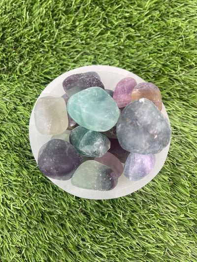 Tumbled FLUORITE / FLUORITE / FLUORITE CRYSTAL / GEMSTONE