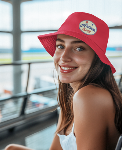 American Honey, Embroidered Iron on Patch, Hat Bar