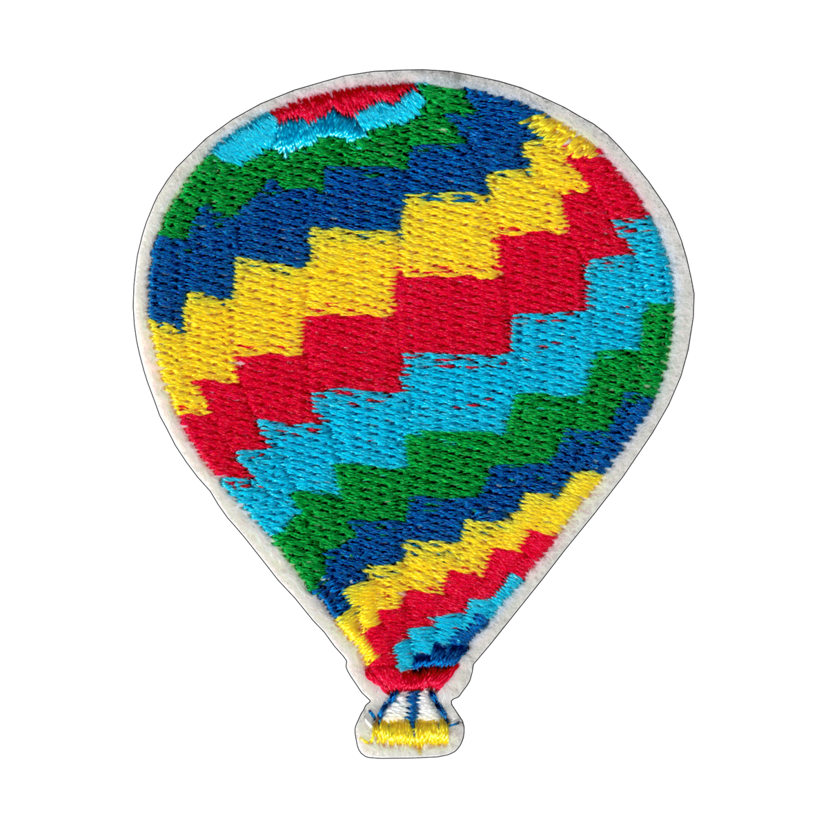 Patch - Hot Air Balloon Zigzag Travel Outdoors Adventure