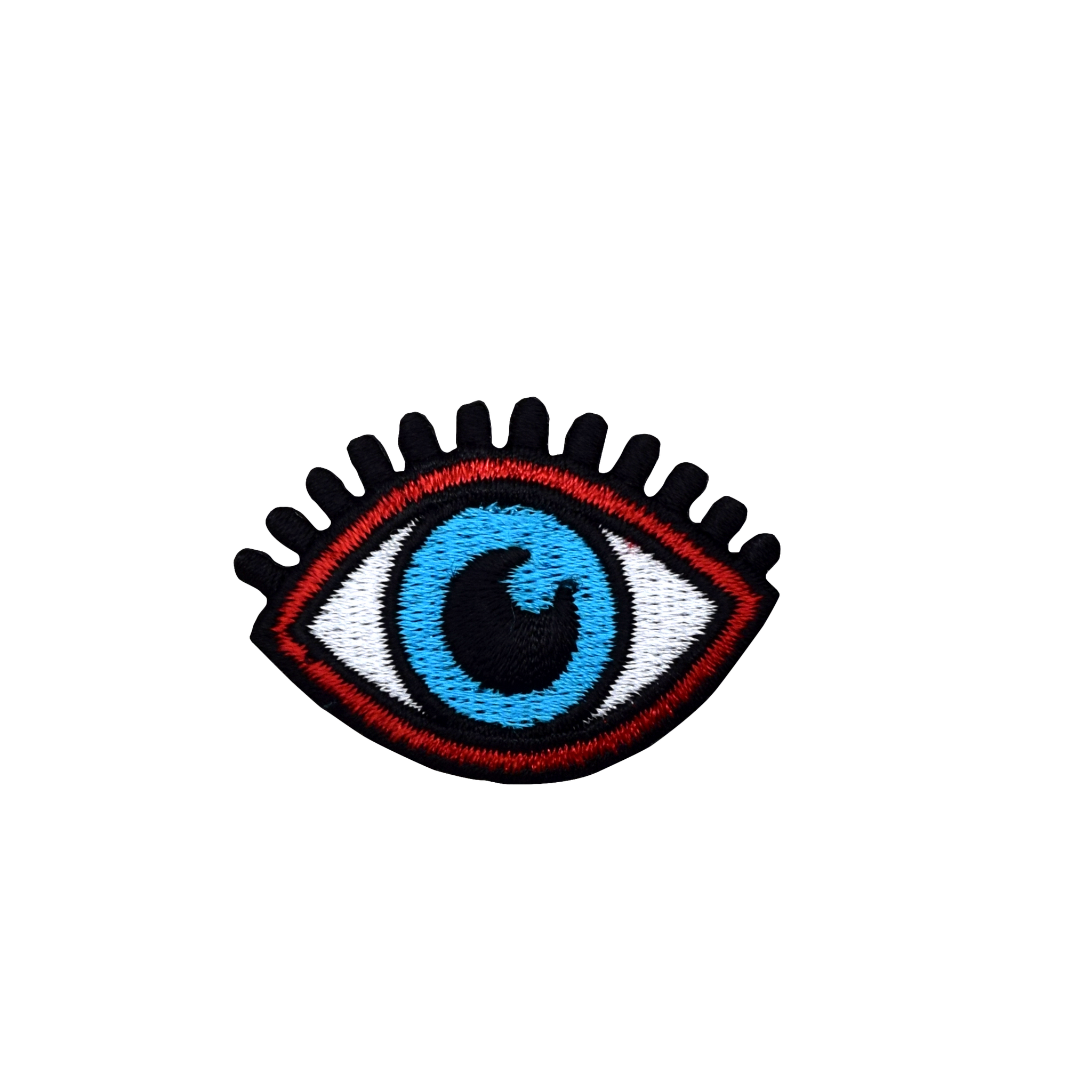 Blue Eye - Eyelashes - Evil Eye - Iron on Patch