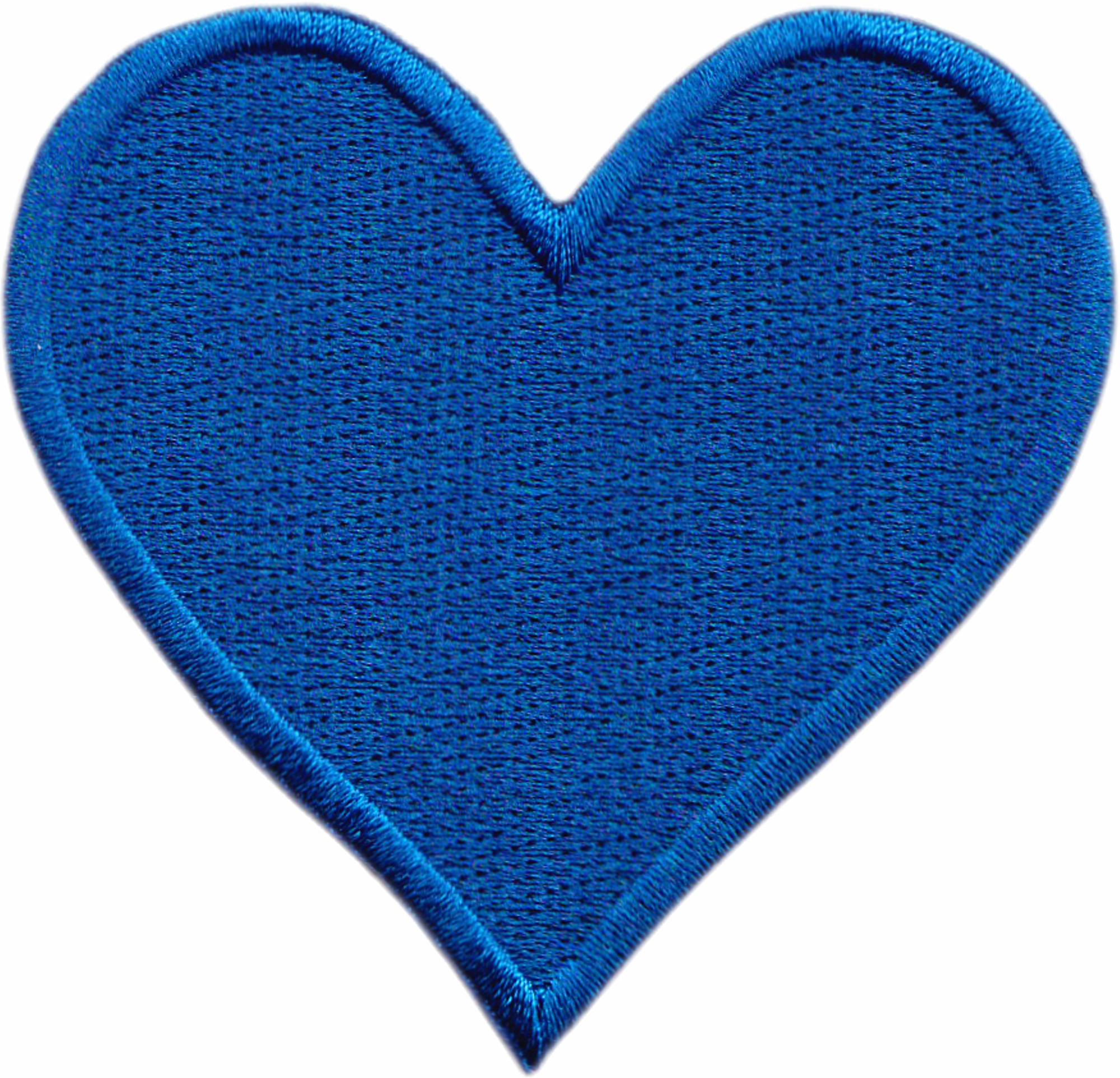 Patch - 2.88" Heart - Solid Colored - 11 Color Options
