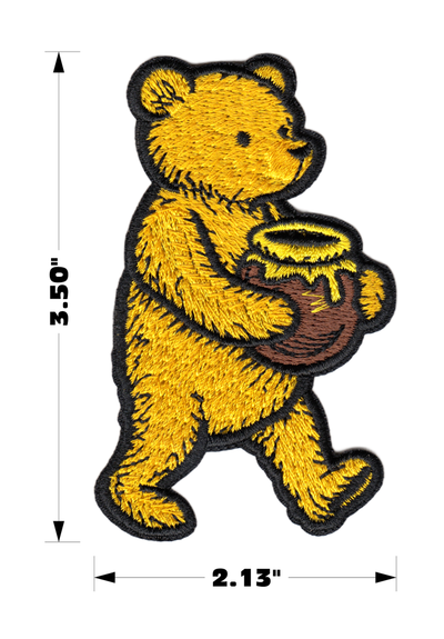 Patch - Winnie The Pooh Holding Honey Pot Childrens Book Art