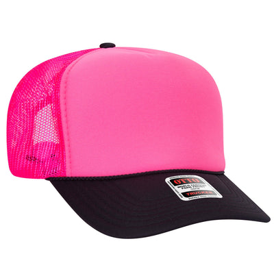 Otto 5-Panel High Crown Foam Trucker Hats, Mesh Back Cap - 39-165