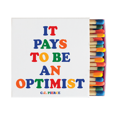 Matchboxes - X323 - Pays To Be An Optimist (C. C. Pierce)