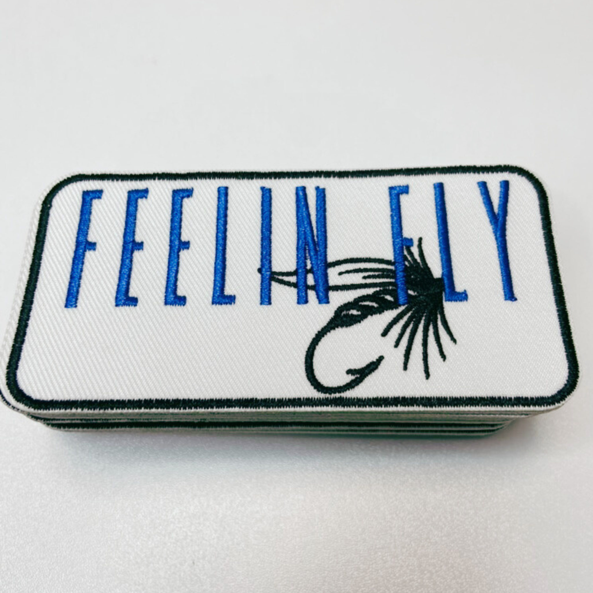 4" FEELIN FLY   -  Embroidered Hat Patch
