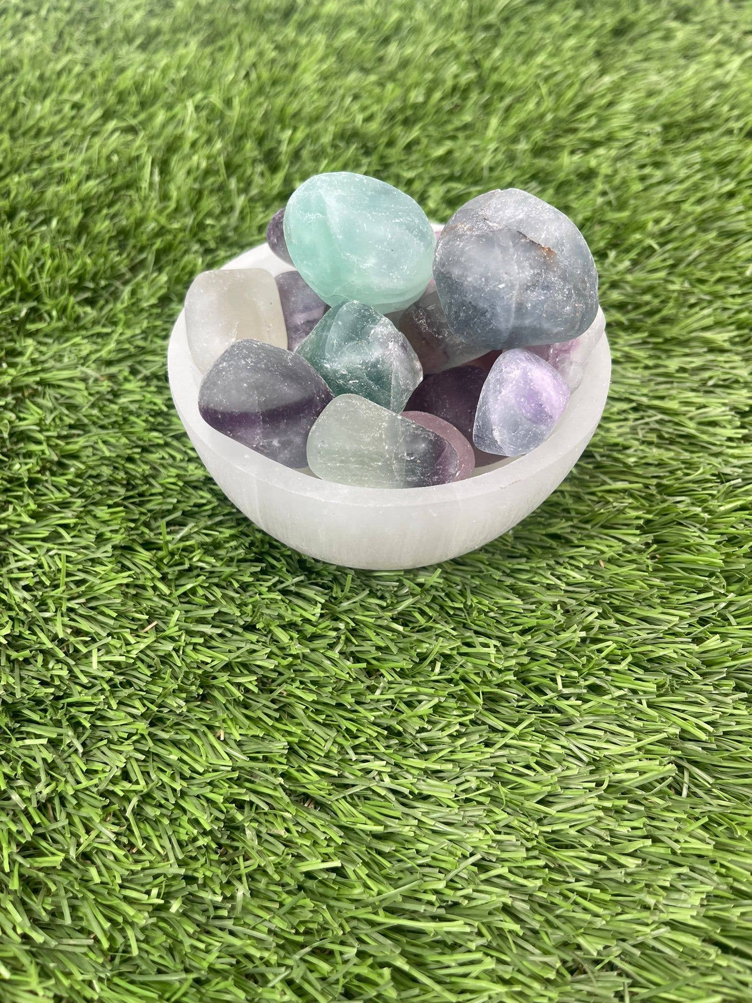 Tumbled FLUORITE / FLUORITE / FLUORITE CRYSTAL / GEMSTONE