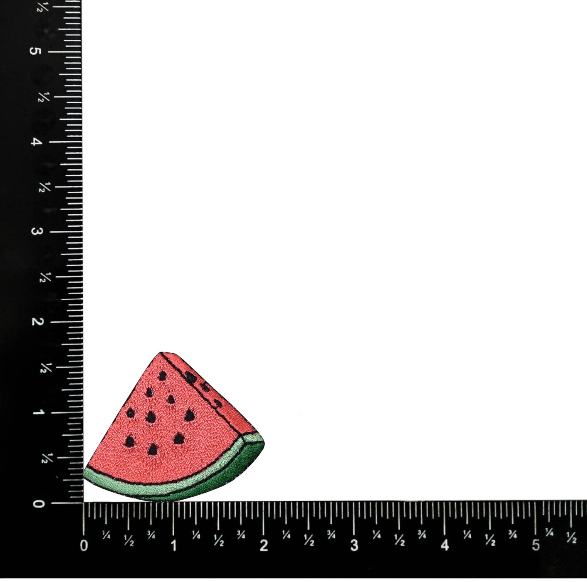 Watermelon Slice - Pink - Fruit - Iron on Patch