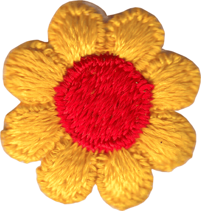 Patch - Daisy Flower - 1 Inch - 16 Color Options