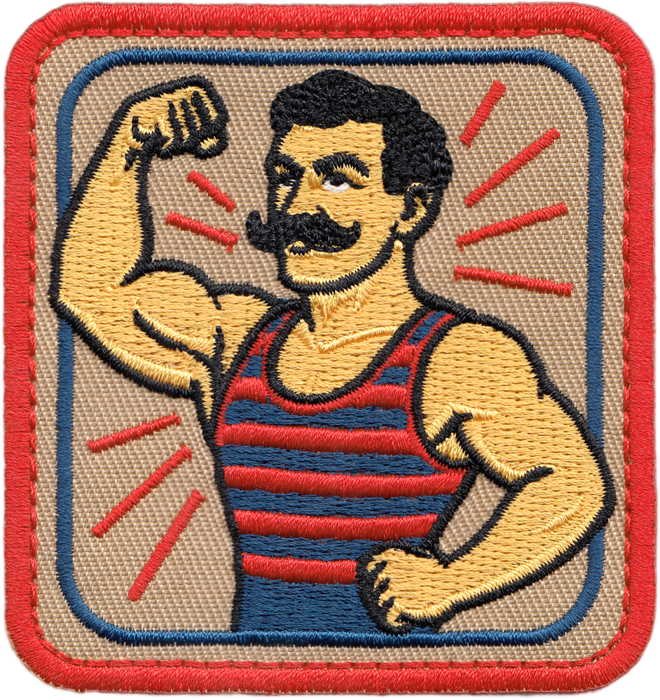 Patch - Circus Strong Man Carnival Freak Show 3"