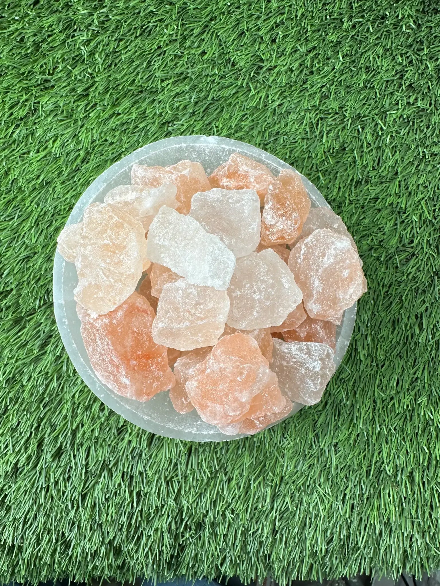 Orange Salt Stone RAW , 0.75"-1.25", RAW Orange Salt Stone.