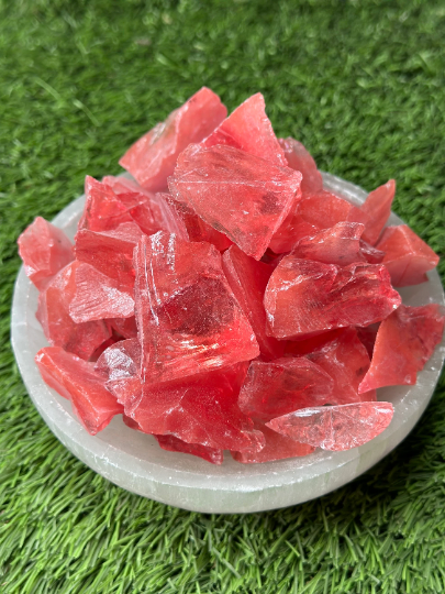 Watermelon Quartz RAW , 0.75"-1.25" Size. Raw Gemstones