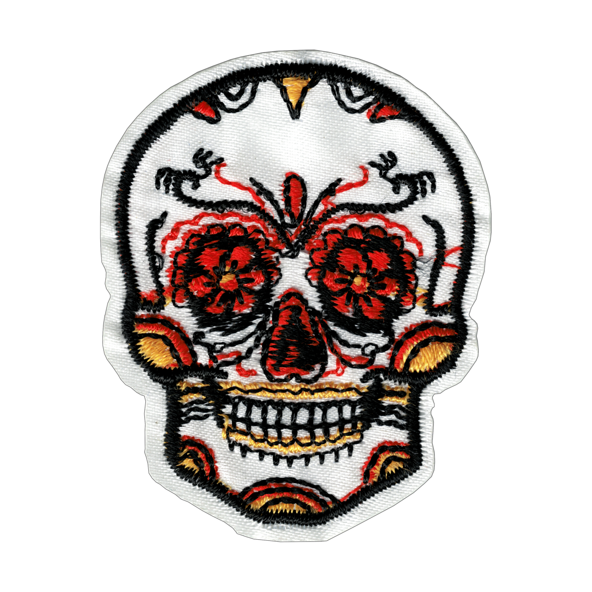 Patch - Skull - Sugar Style Dia De Los Muertos Day Of Dead