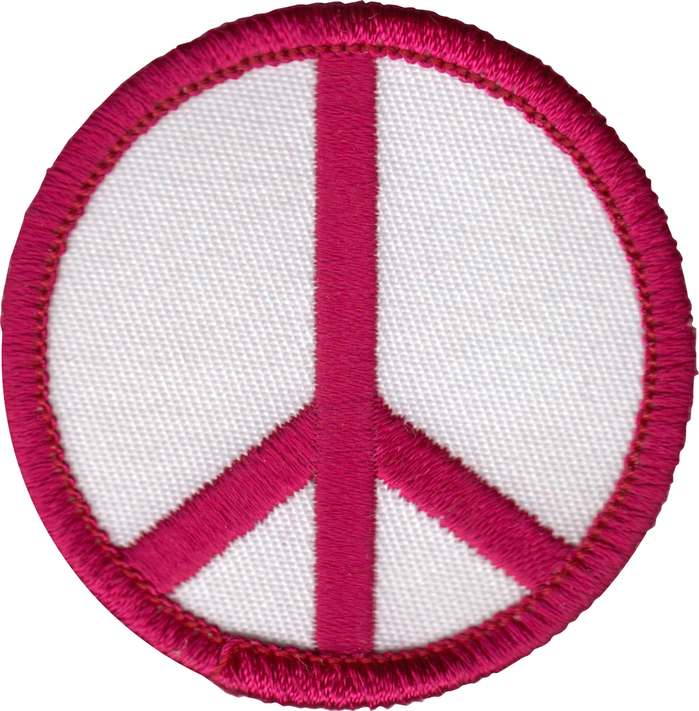 Patch - Peace Sign - 2 Inch - Six Color Options