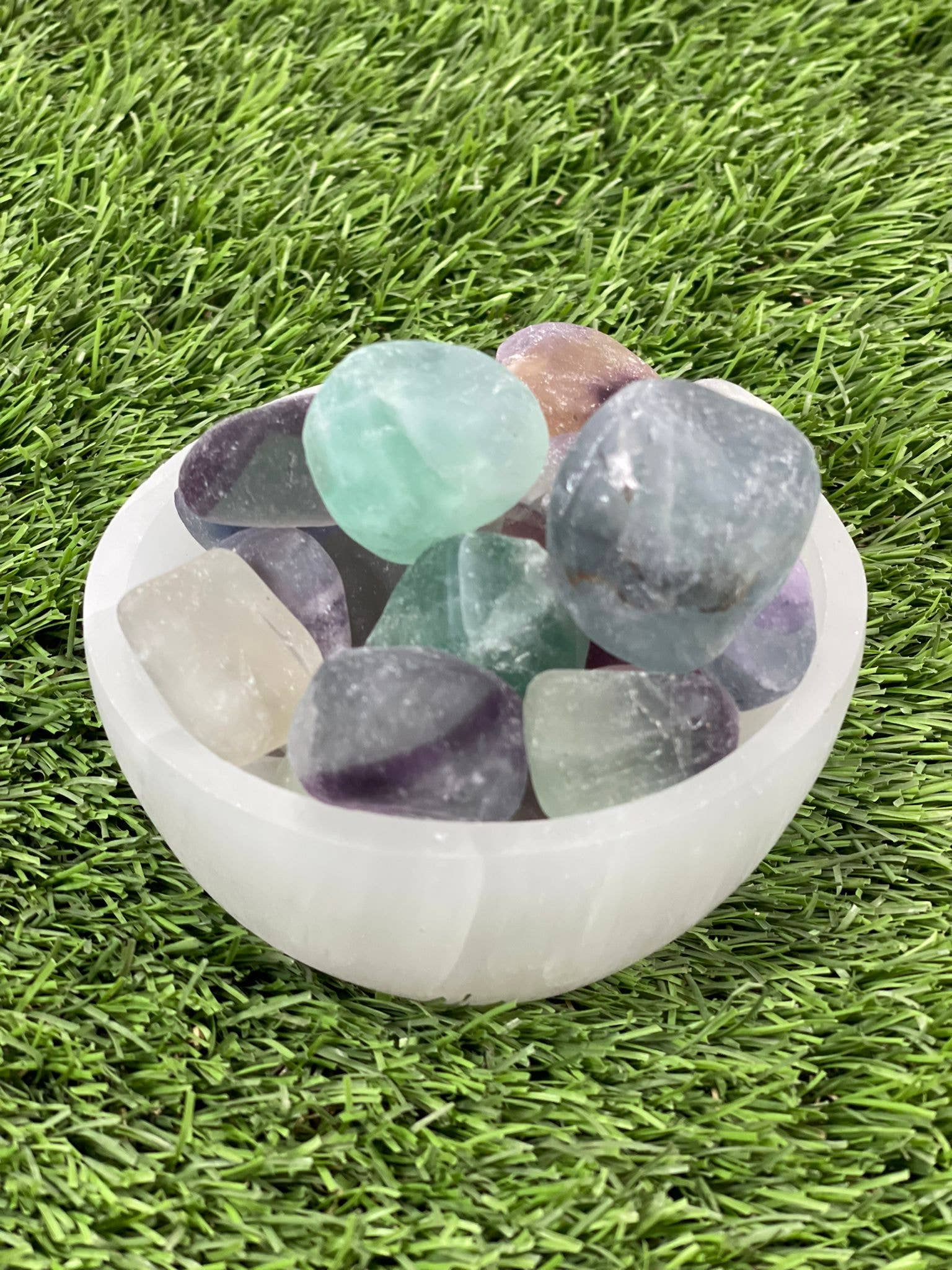 Tumbled FLUORITE / FLUORITE / FLUORITE CRYSTAL / GEMSTONE