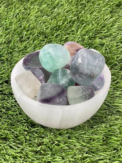 Tumbled FLUORITE / FLUORITE / FLUORITE CRYSTAL / GEMSTONE