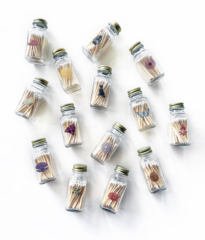 Butterfly Jar of Matches | Meadow Pollinator Match Cloche