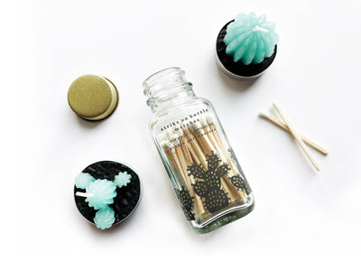 Variety Pack of Desert 2" Match Jars: Saguaro + Prickly Pear