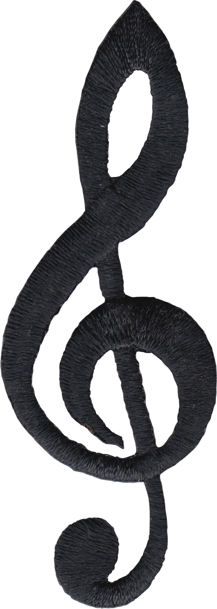 Patch - Music Notes - Treble Clef - 7 Color Options - 2.88"