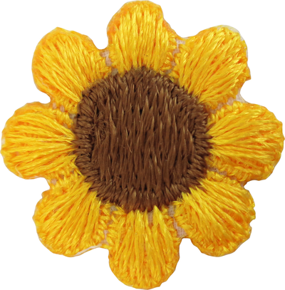 Patch - Daisy Flower - 1 Inch - 16 Color Options