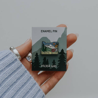 Beautiful Oregon Lapel Pin