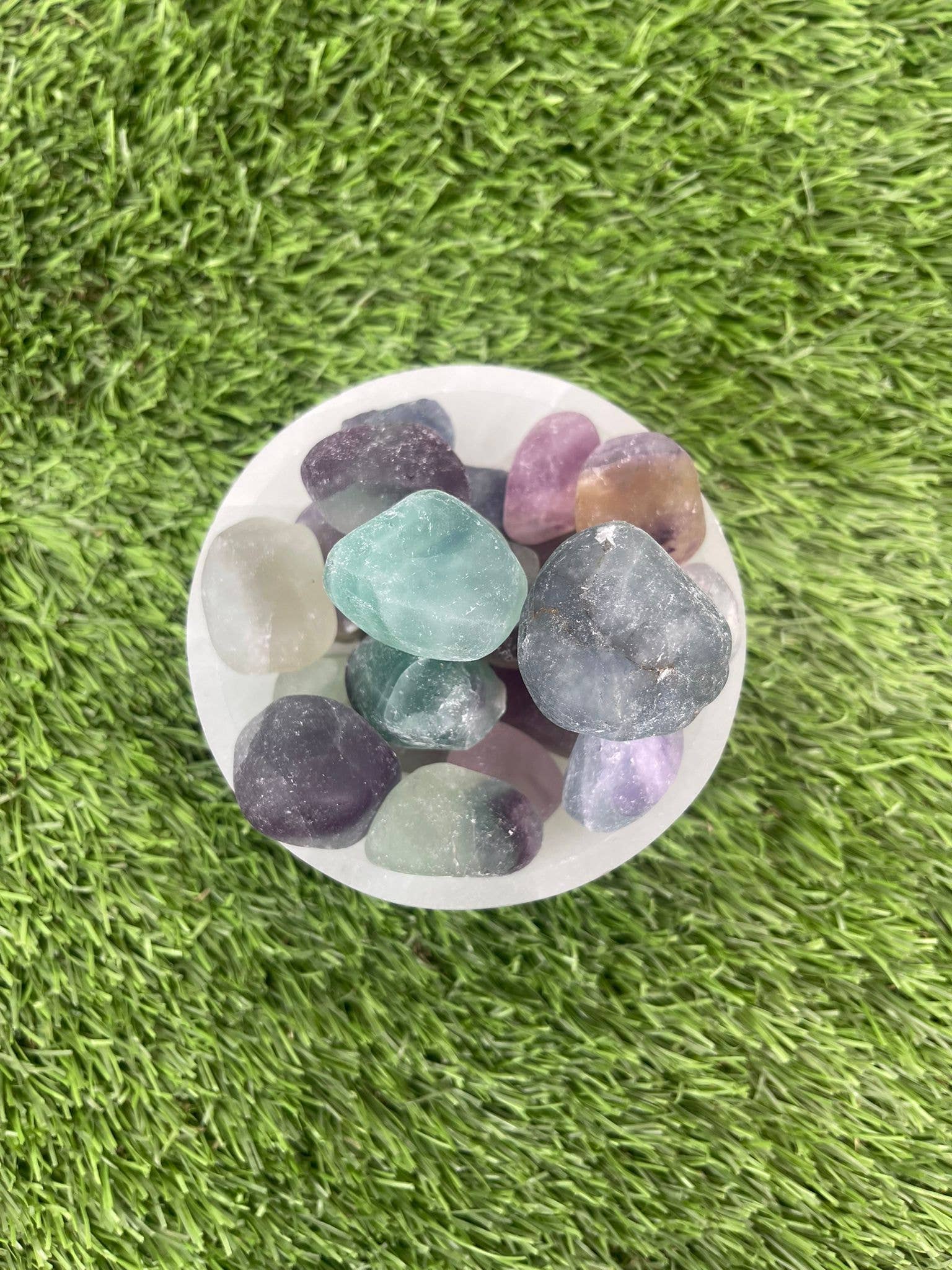 Tumbled FLUORITE / FLUORITE / FLUORITE CRYSTAL / GEMSTONE