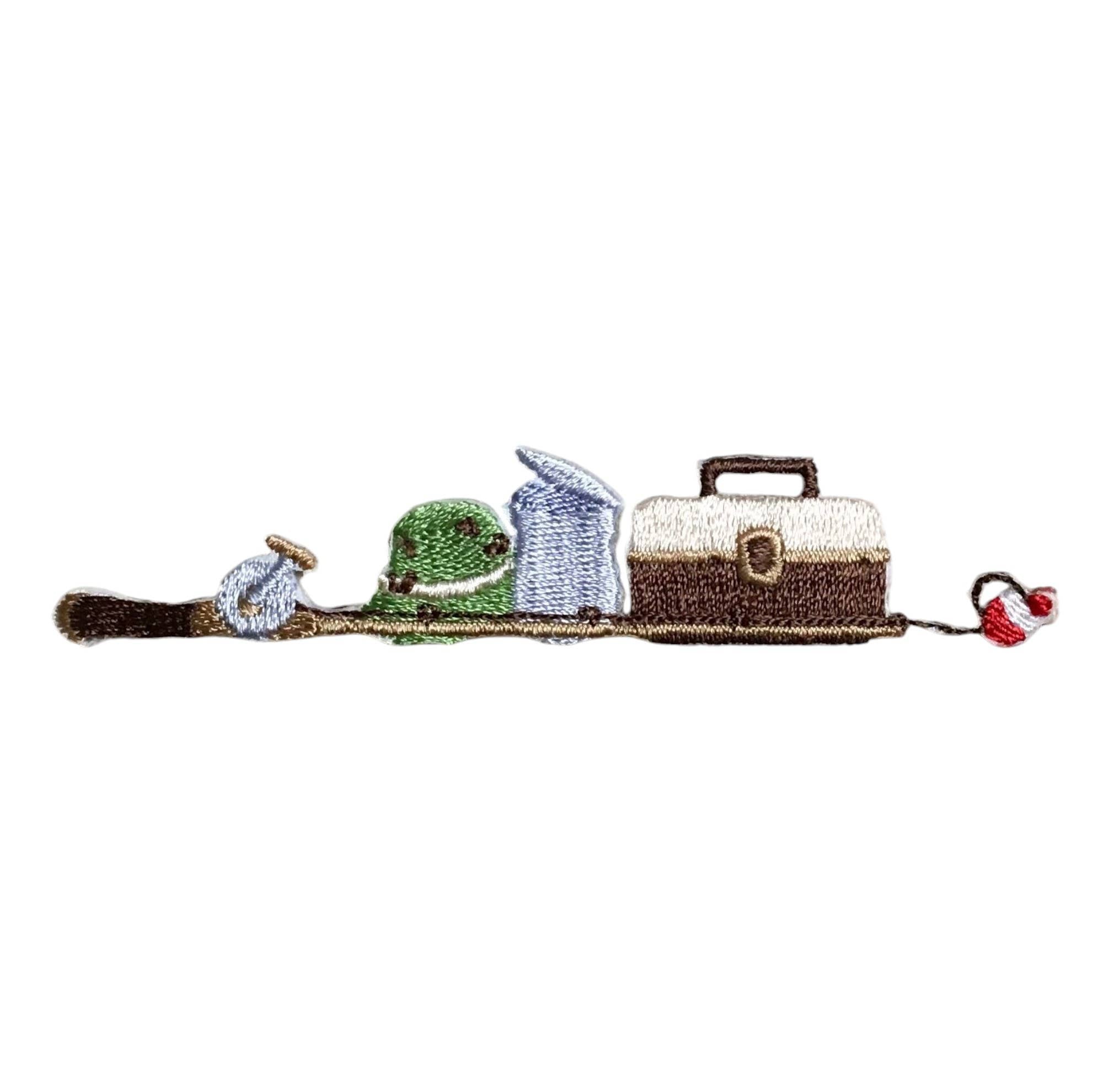 Fishing Tackle - Angling Supplies - Iron on Patch