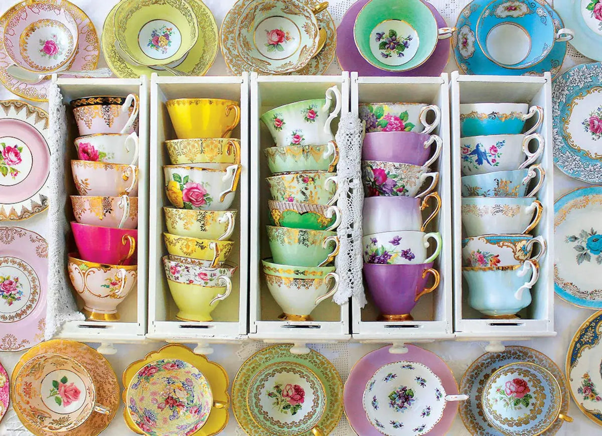 Mismatched teacups for Tea party, Catering, Celebrations