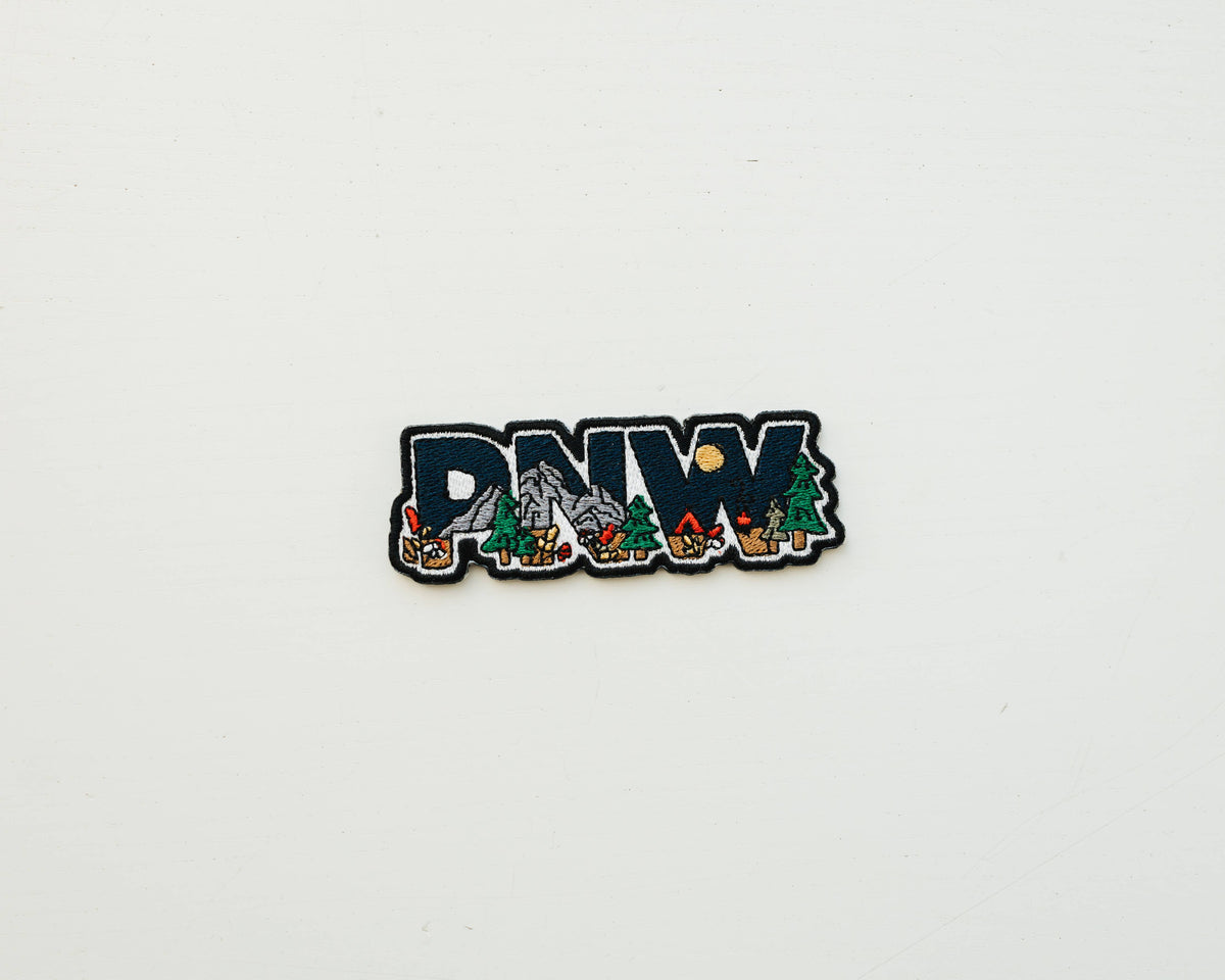 PNW Embroidered Iron On Patch