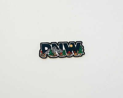 PNW Embroidered Iron On Patch