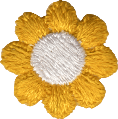Patch - Daisy Flower - 1 Inch - 16 Color Options