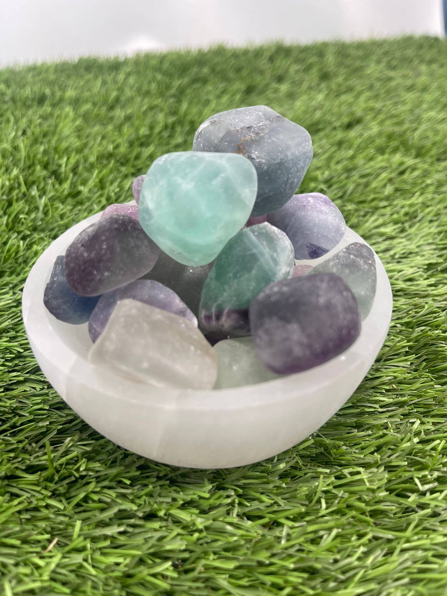 Tumbled FLUORITE / FLUORITE / FLUORITE CRYSTAL / GEMSTONE