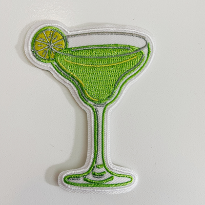 2.5"  Margarita - Embroidered Hat Patch (new Version)