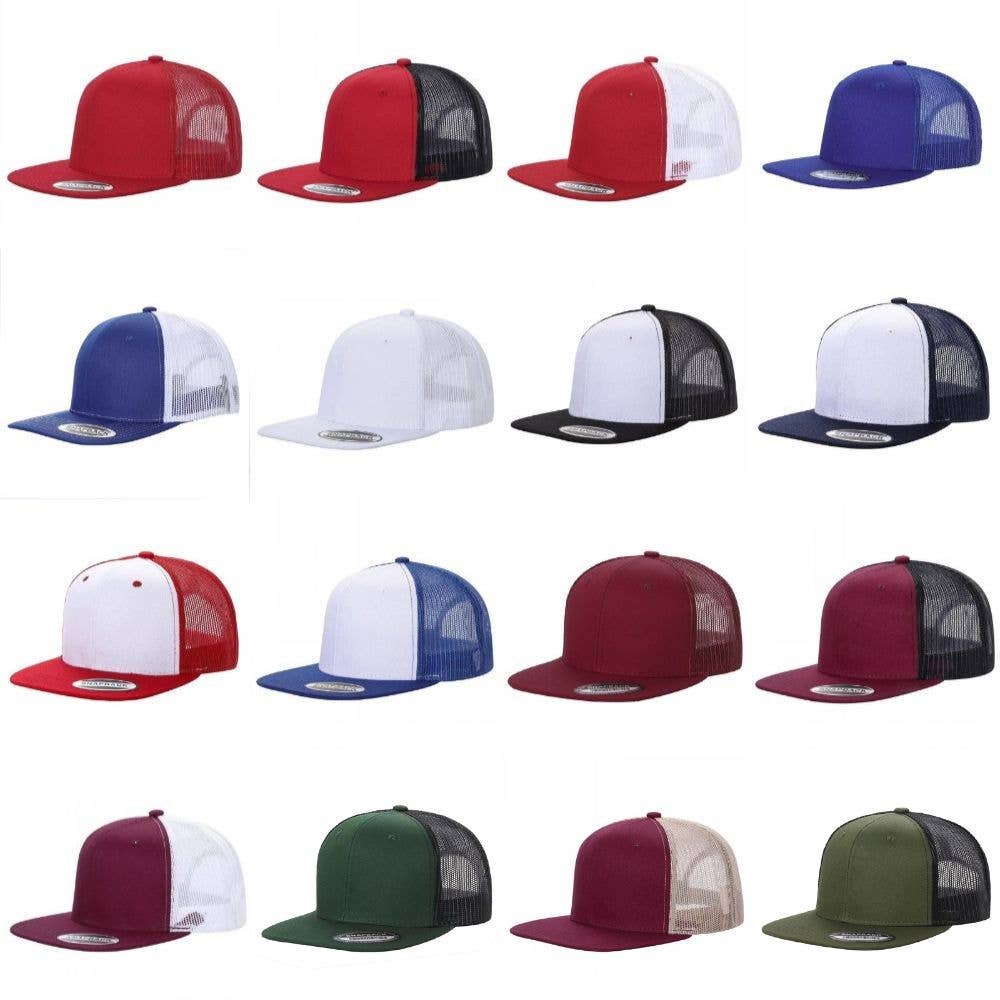 6 Panel Flat Bill